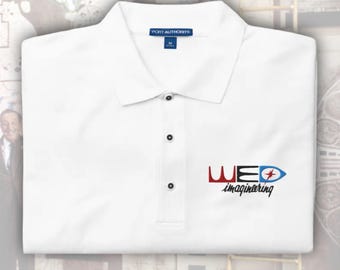 WED Imagineering Embroidered Polo | Disney Relaxed Fit Polo Shirt | Subtle Disney Apparel