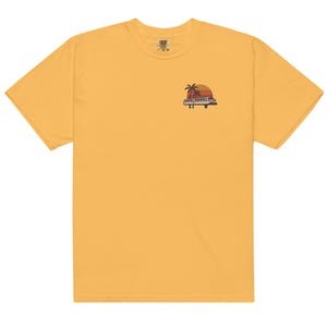 Monorail Embroidered Comfort Colors T-Shirt | Subtle Disney Tee
