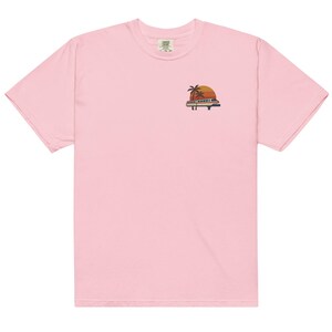 Monorail Embroidered Comfort Colors T-Shirt | Subtle Disney Tee