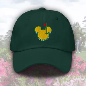 Mouse-ter’s Mickey Golf Tournament Inspired Embroidered Dad Hat | Subtle Disney Cap | Disney Golf Apparel | Minimalist Disney Adult Hat