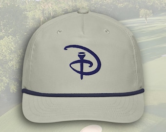 Disney Golf Logo Embroidered Golf Rope Cap | Subtle Disney