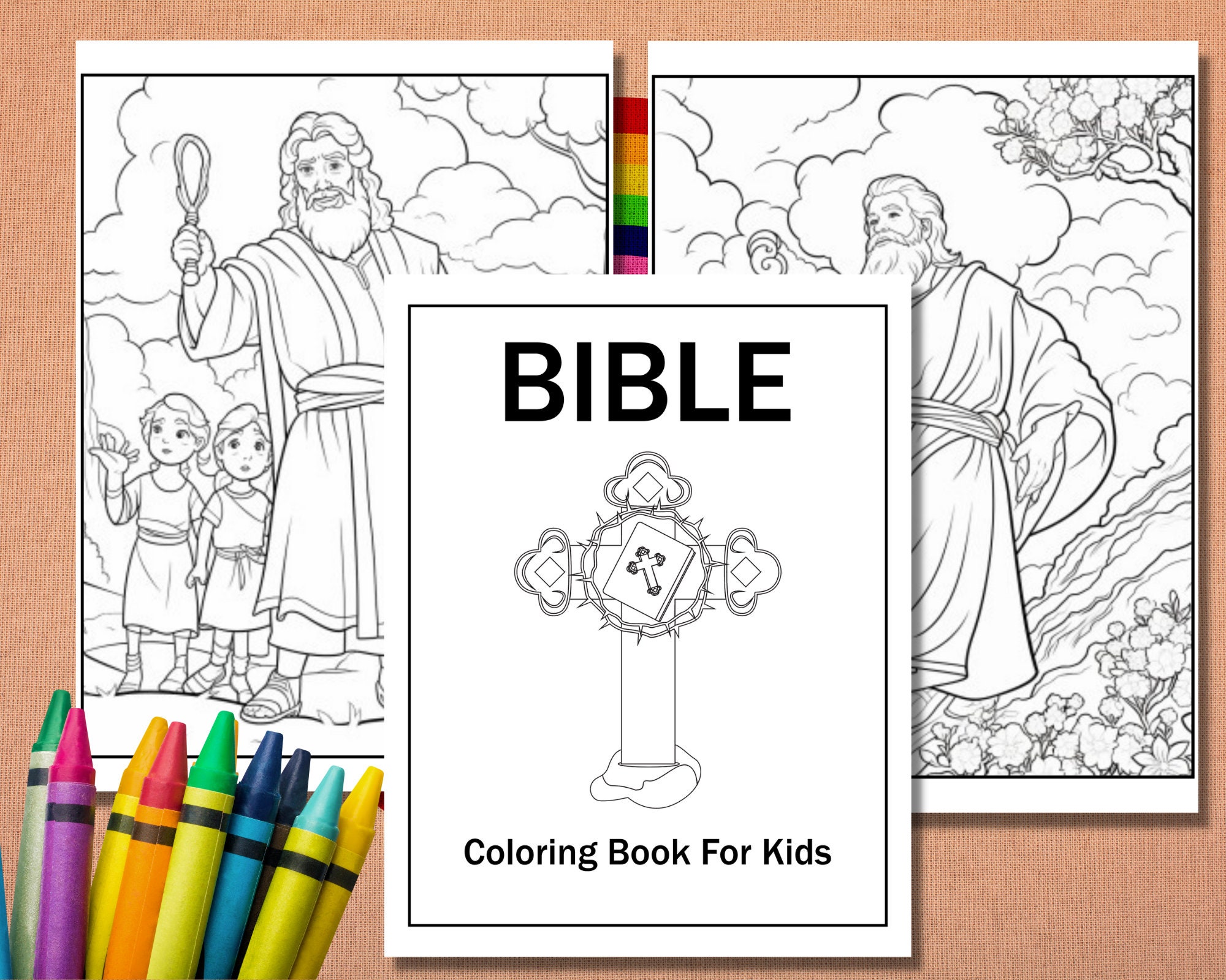 Bible Coloring Pages for Kids - Interactive and Educational Fun ...