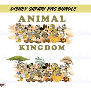 Mouse and Friends Safari Png Bundle, Magical Kingdom Png Bundle, Safari Trip Png, Family Trip Png, Vacay Mode Png, Instant Download