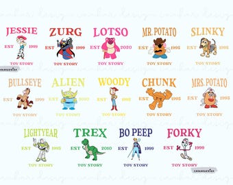 Toy Story Png Bundle, Toy Family Squad Png, Family Vacation Png, Vacay Mode Png, Magical Kingdom Png, Best Day Ever, Toy Story Clipart