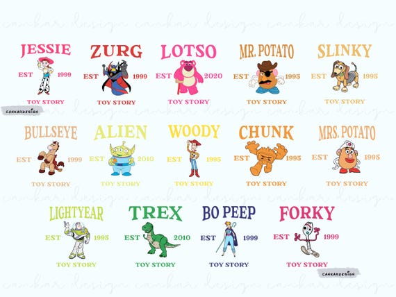 Toy Story Png Bundle, Toy Family Squad Png, Family Vacation Png, Vacay Mode Png, Magical Kingdom Png, Best Day Ever, Toy Story Clipart