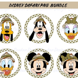Mouse and Friends Safari Png Bundle, Magical Kingdom Png, Animal Kingdom Png, Family Vacation Png, Vacay Mode Png, Instant Download