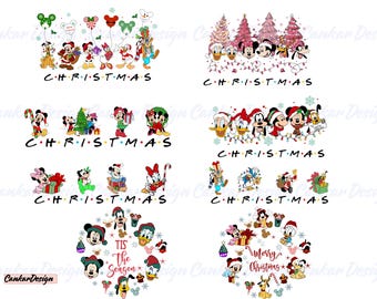 Mus och vänner jul PNG-paket, mus PNG, mus Clipart, god jul PNG, högtidssäsong PNG, omedelbar nedladdning
