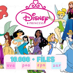Mega Bundle Princess  Png, Princess Bundle, Family Trip Png, Layered Digital File, Princess Clipart, Princess Silhouette Svg, Png, Eps, Dxf