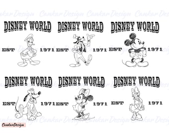 Mouse and Friends Silhoutte Png Bundle, Mouse Est Png, Family Vacation Png, Family Trip Png, Digital Download, Vacay Mode Png