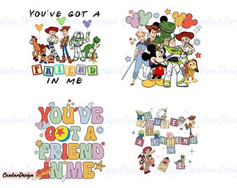 Lot Toy Story png, Personnages Toy Story, Clipart Toy Story, Vous avez un ami en moi, Voyage en famille png