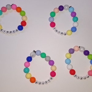 Grade Bracelets, Back to School Gifts, All Grade Levels, Teacher to Student gifts