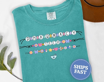Friendship Bracelet Pharmacy Tech Shirt, Cute Pharmacy Gift for Technician, Pharmacy Appreciation Tee, Pharmacy Tech Graduation Gift
