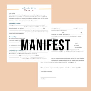 Manifestation Scripting Letter