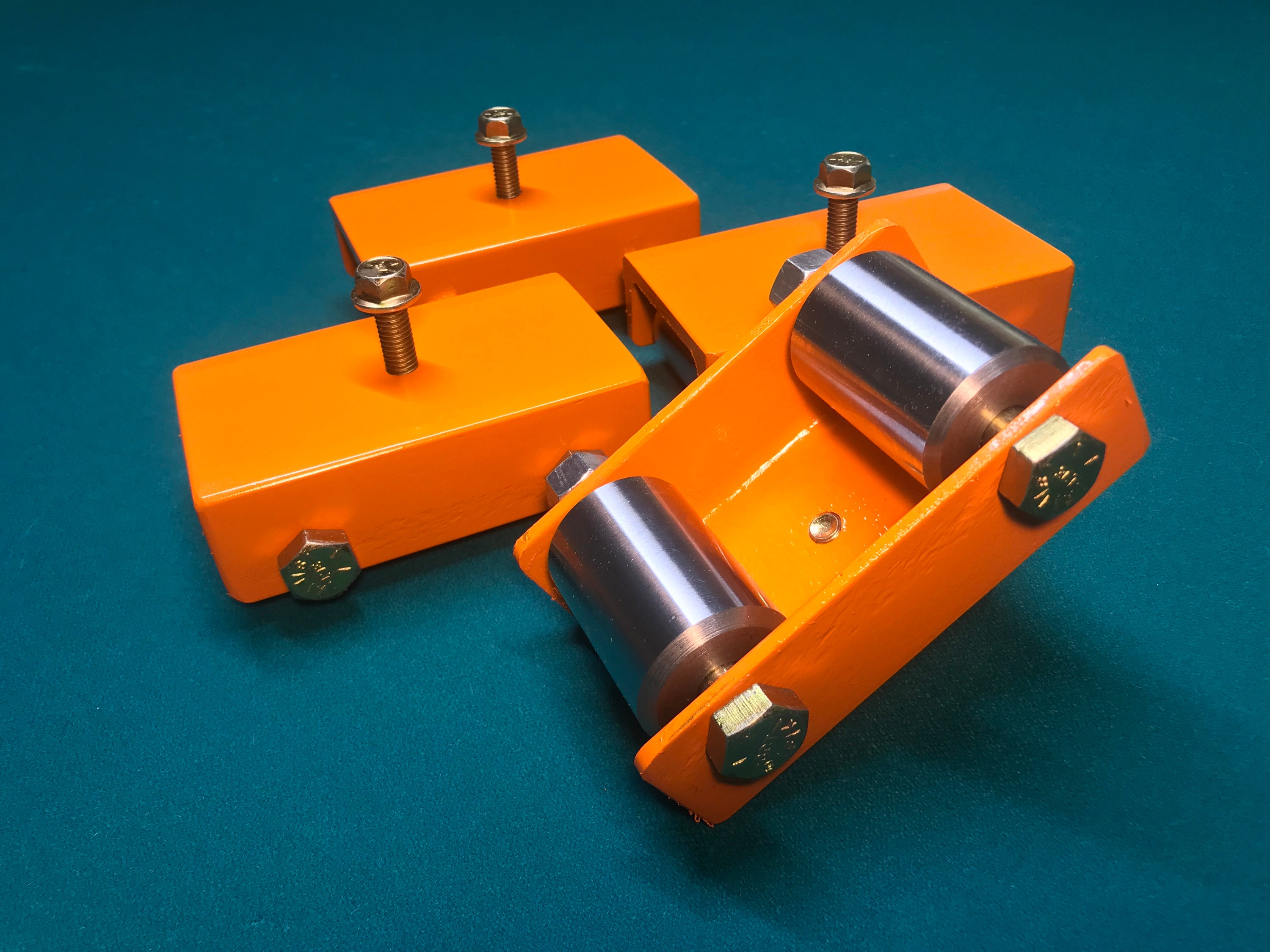 Heavy Duty Hand Made 20,000 Lbs (10 Tons) Machine Moving Skates, Moving