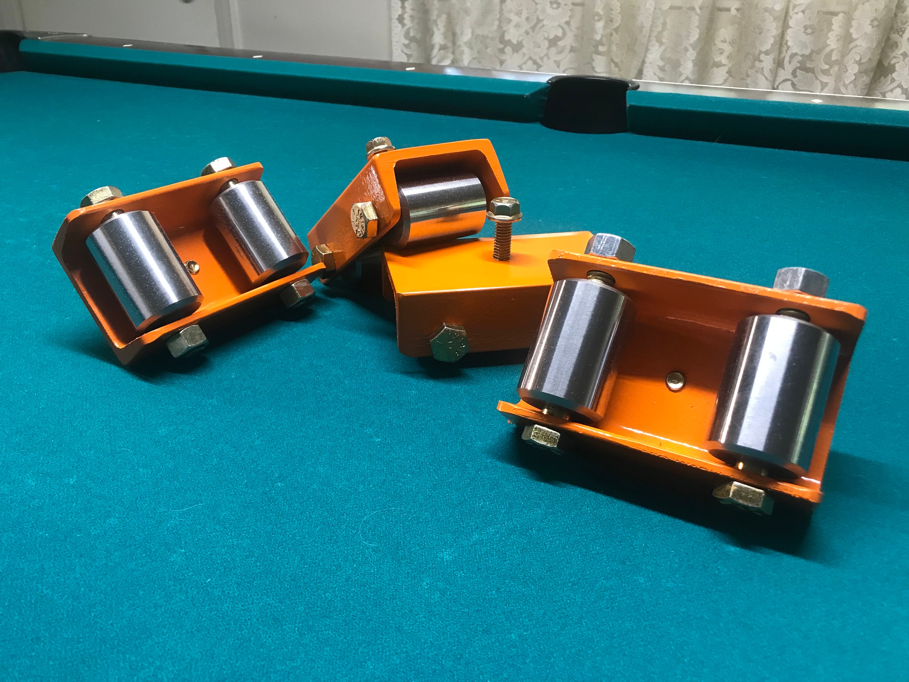 Heavy Duty Hand Made 20,000 Lbs (10 Tons) Machine Moving Skates, Moving