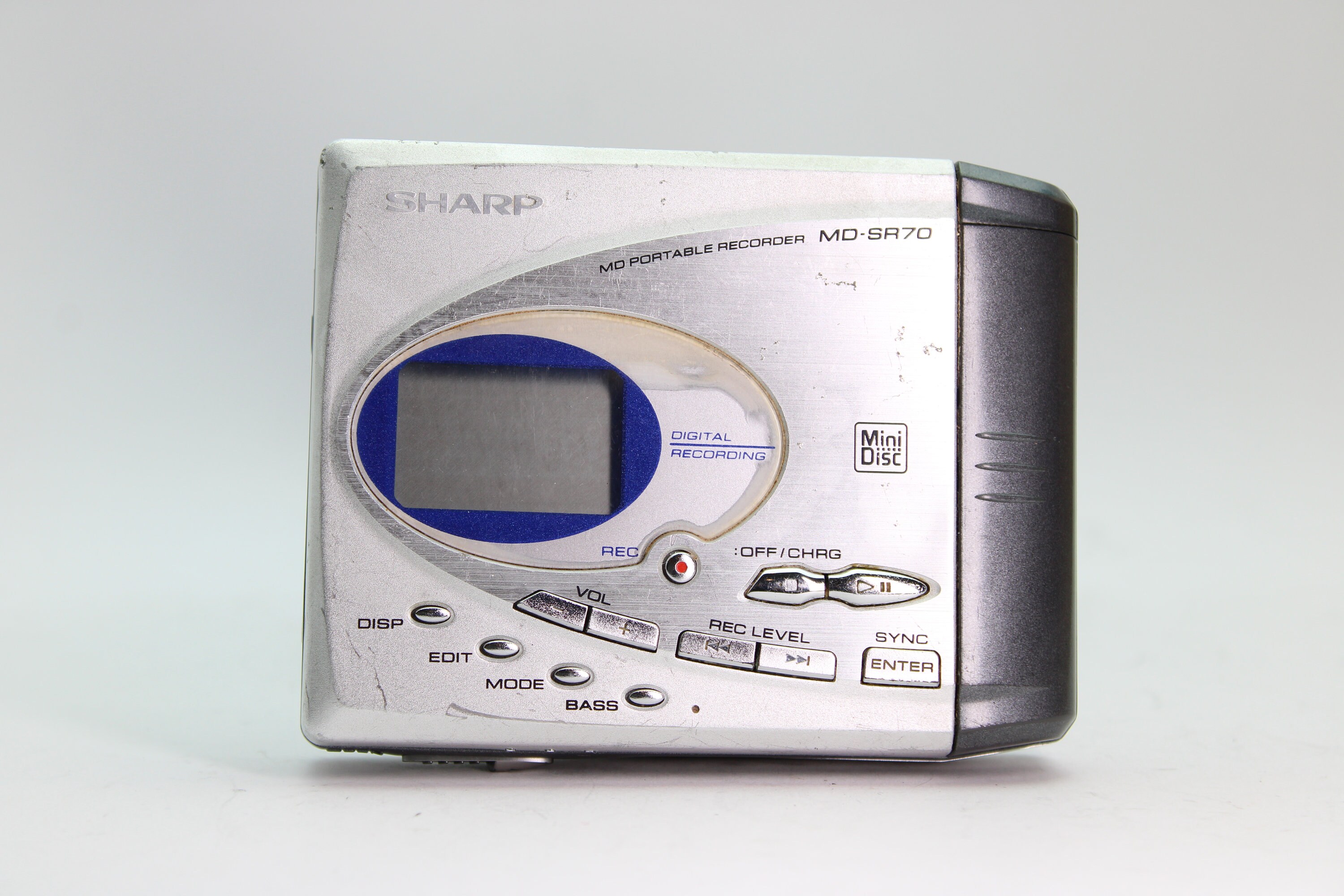 動作品】SHARP MDプレイヤー MD-DS33-A ブルー 修理】SHARPの