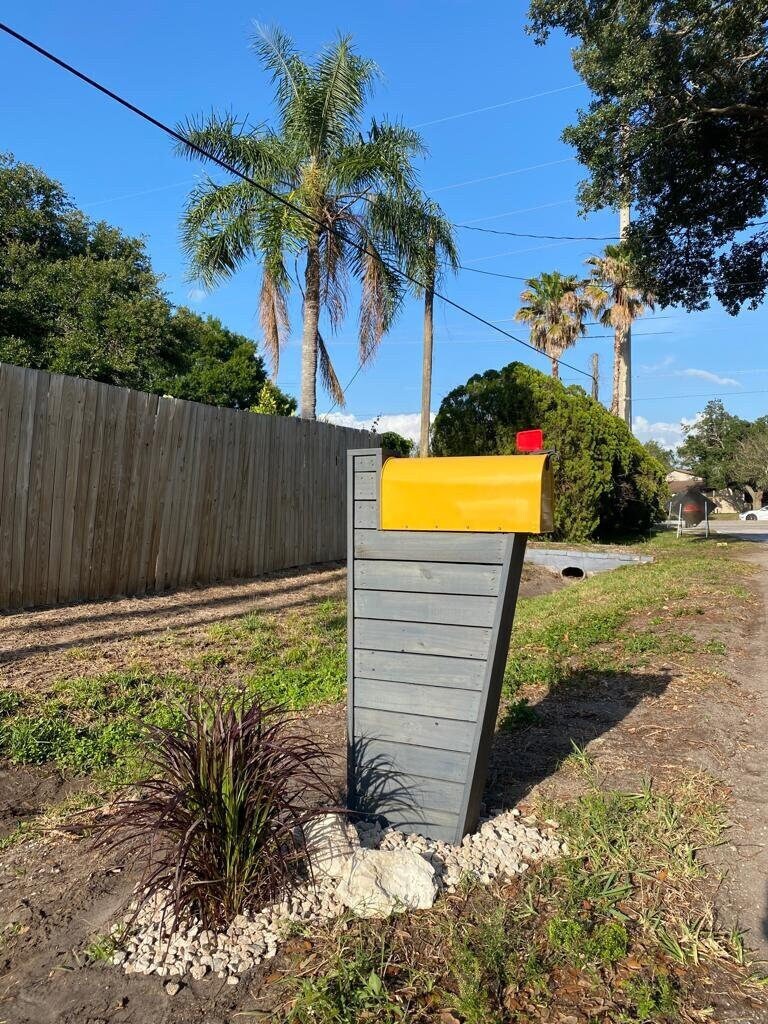 Nulux Mailbox, Handcrafted Mid Century Modern Mailbox Post, Pressure