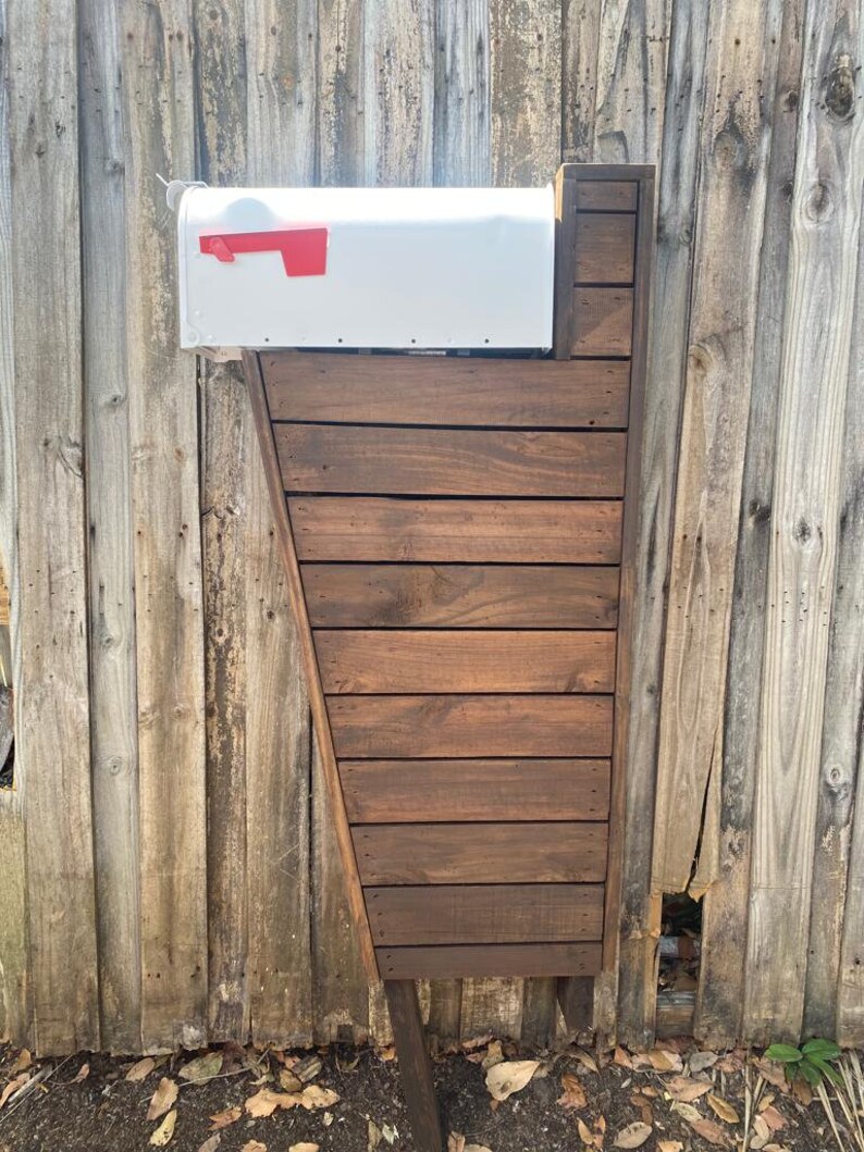 Nulux Mailbox, Handcrafted Mid Century Modern Mailbox Post, Pressure