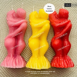 Love candles, couple candles set, love spell, Attraction, Think of me, Velas de amor, Juego de velas de pareja, Hechizo de amor, Atracción