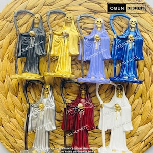 Unsere Mutter Heiliger Tod 5 &quot;Zoll groß, Heiliger Tod Statue / Nuestra Señora Santa Muerte 5&quot; Pulgadas Alto, Santa Muerte Etatua