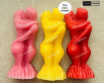 Bougies d'amour, ensemble de bougies pour couple, sortilège d'amour, attraction, pensez à moi, Velas de amor, Juego de velas de pareja, Hechizo de amor, Atracción