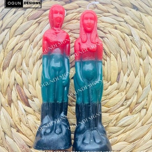 Triple Action Reversible Figure Candle, Reversible Cleansing Candle, Clean Witchcraft, Velas Reversibles,Vela Reversible, Brujería Limpia