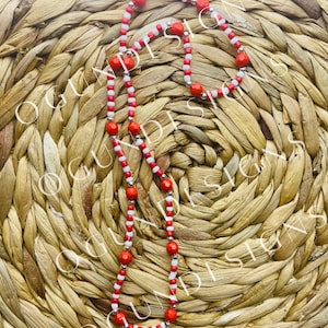 Chango Eleke Protection Necklace, Chango Collar, Chango Santeria Eleke