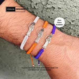 Holy Death Protection Bracelets, Handmade Adjustable Bracelet,Love,Money, Cleansing,Santa Muerte Pulsera de Proteccion, Dinero, Amor, Limpia