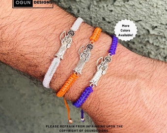 Holy Death Protection Bracelets, Handmade Adjustable Bracelet,Love,Money, Cleansing,Santa Muerte Pulsera de Proteccion, Dinero, Amor, Limpia