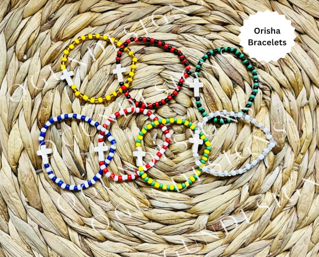 Orisha Santeria Yoruba Protection Bracelets, Chango, Elegua, Oshun ...