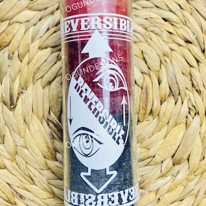 Reversible Glass Candles, Reversible Cleansing Candle, Clean Witchcraft, Velas Reversibles, Vela Reversible, Brujería Limpia