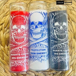 Protection from Enemies, Protect me from witchcraft, Remove Black spells, cleansing candle, vela de limpia