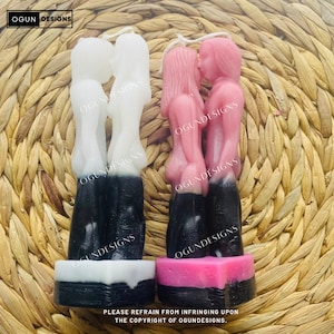 Double Reversible Figure candles, Reversible Cleansing Candle, Clean Witchcraft, Velas de doble figura reversible,Vela limpiadora reversible