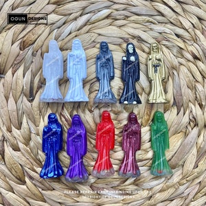 Unsere Mutter Heiliger Tod 3 "Zoll hoch, Heiliger Tod Statuen, Nuestra Señora Santa Muerte 3" Pulgadas Alto, Santa Muerte Etatua