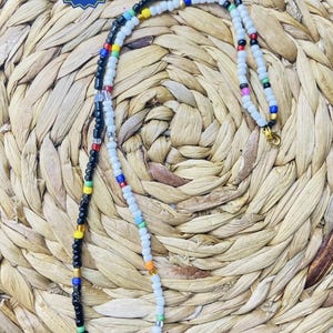 7 African Power necklace, 7 Potencias Handmade Eleke, Necklace/Collar/Eleke/Santeria/Yoruba, Spiritual protection Necklace,Collar Espiritual