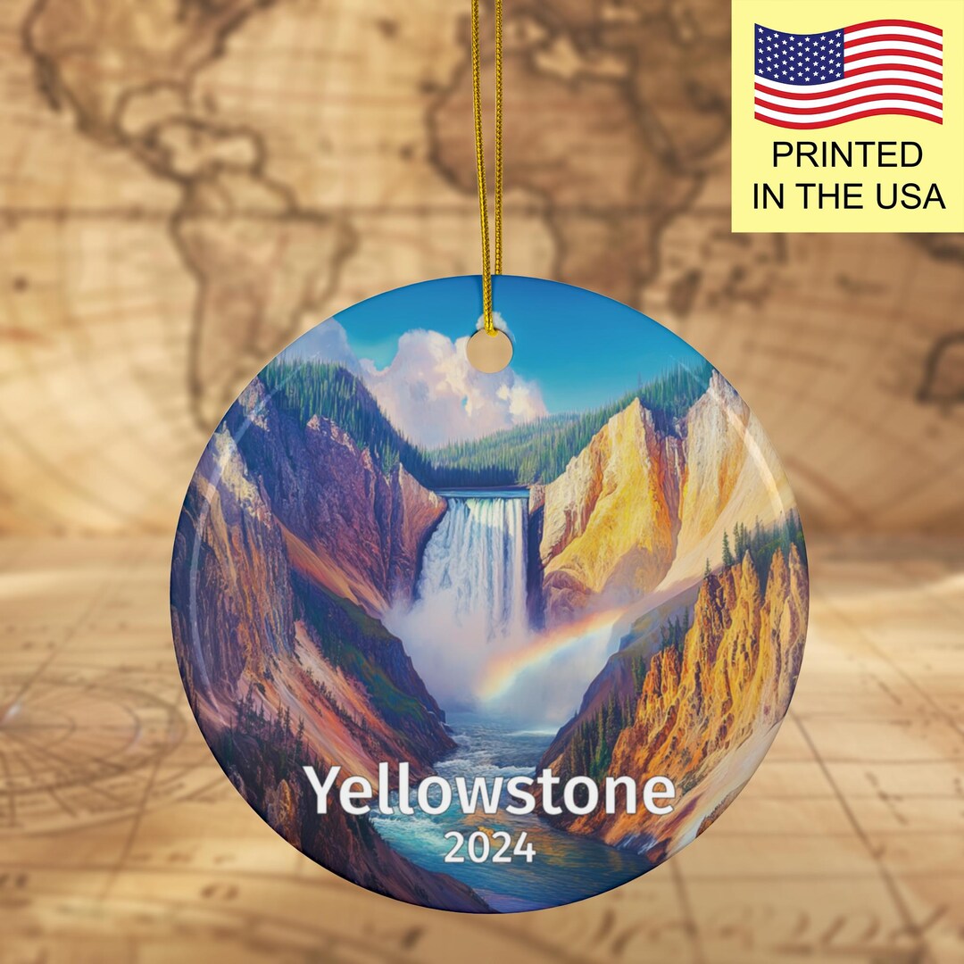 Personalized Yellowstone Ornament National Park Christmas Ornament
