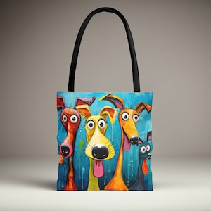 Funny Dog Tote Bag Dog Gift for Dog Lover Summer Bag For Dog Owner Gift Beach Tote Cute Dogs Canvas Tote Bag Canvas Artsy Gift Boho Tote Bag