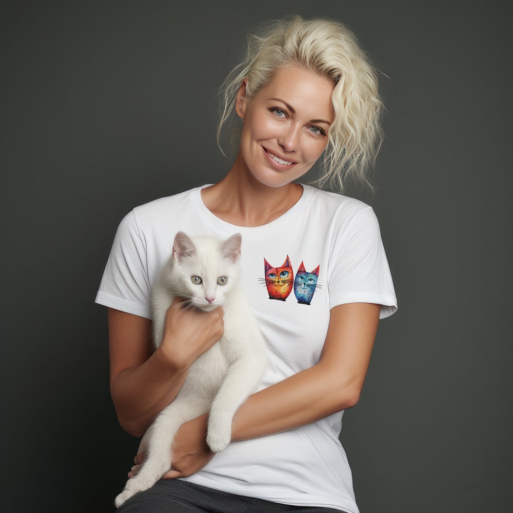 Cat T-Shirt Gift For Cat Owner Cat Tee Gift For Cat Lover Animal Lover Tee Cat Shirt Animal Lover Gift Cat Gift For Cat Lover T-Shirt Iconictees