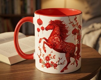 Year of the Horse Mug Chinese Lunar New Year Gift