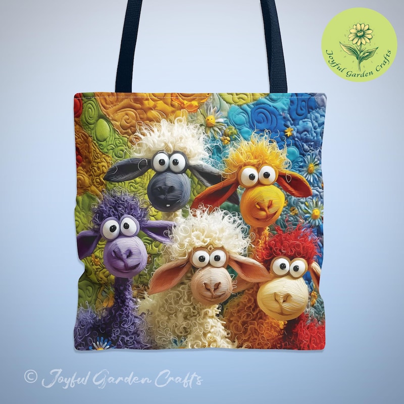 Sheep Quilted Tote Bag GFTONT1713