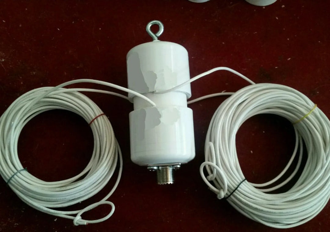 Half-wave Ham Radio Antenna Fan Dipole for 80 and 40 Meters