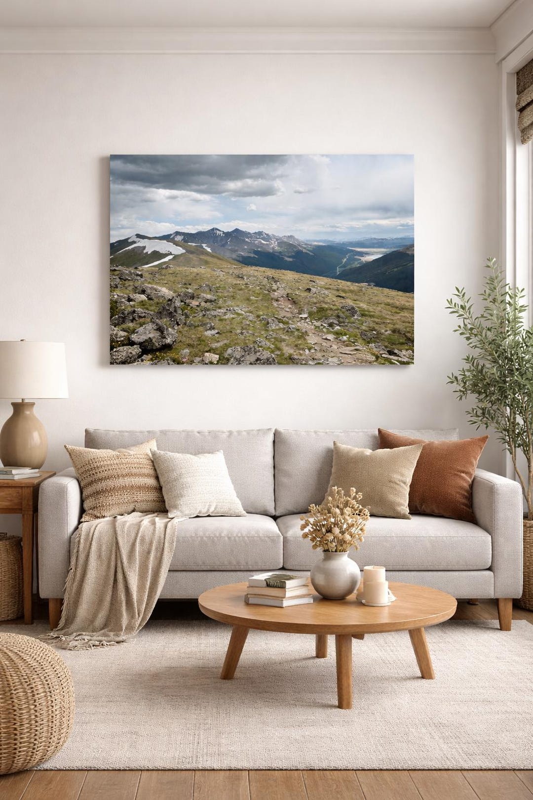Colorado Mountain Landscape Canvas Print, Rocky Mountain Nature ...