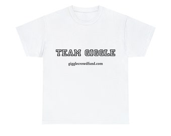 Team Giggle Unisex Heavy Cotton Tee shipped from Australia
