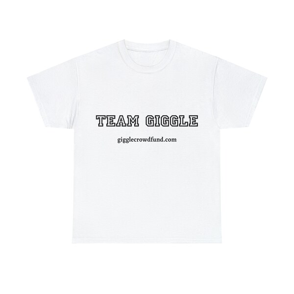 Team Giggle Unisex Heavy Cotton Tee shipped from Australia