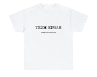 Team Giggle Unisex zwaar katoenen T-shirt