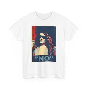 Sall No Camiseta unisex de algodón pesado imagen 3