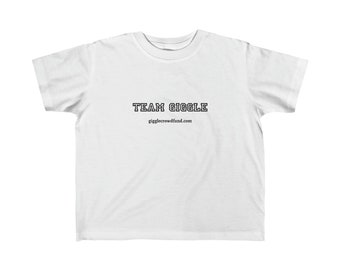 Camiseta de punto fino Team Giggle para niños pequeños