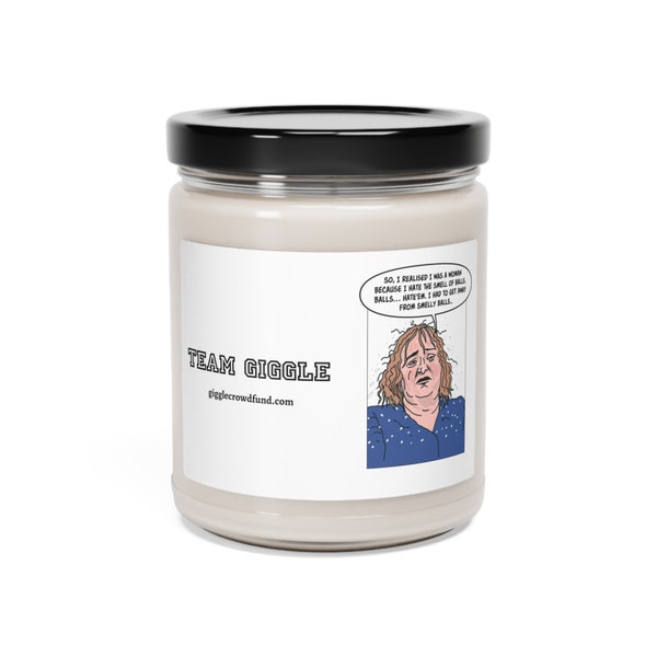 Sweaty Balls Team Giggle Scented Soy Candle, 9oz