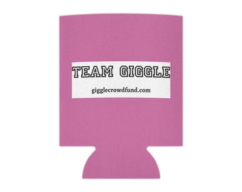 Pink Team Giggle Can Cooler