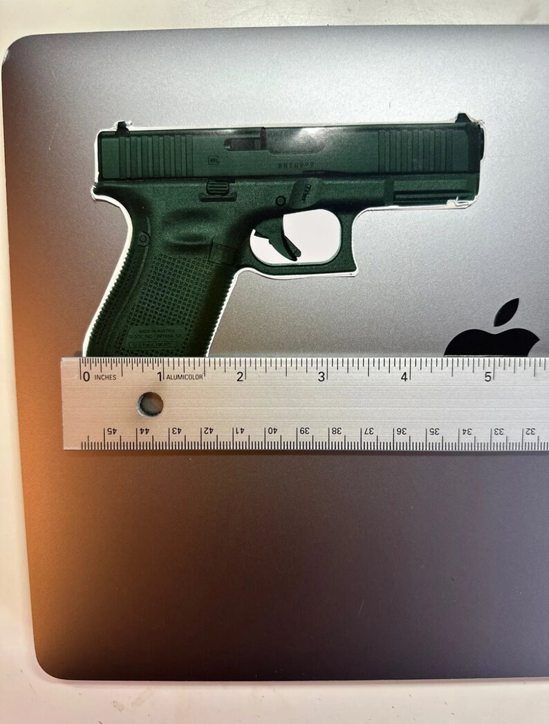 Glock G19 Pistol Sticker 5inch Gun Decal Sticker Etsy